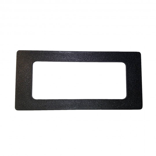 Spaside Adapter Plate, Ht, Rev 2 Black, Outside 8”x 4”, Inside Cut Out 6.4” W x 2.6”H : 80-0511B