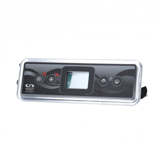 Spaside Control, Gecko IN.K300-1OP, 4-Button, LCD, Pump1-Light-Up-Down, 10' Cable, w/in.link Plug : 0607-008039