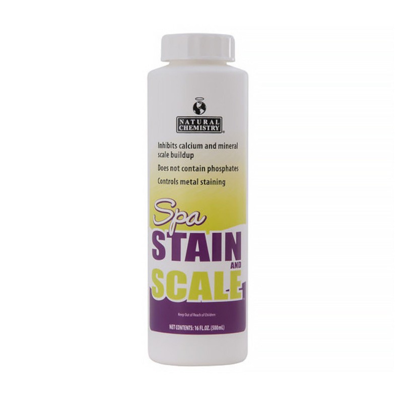 Water Care, Natural Chemistry, Spa Stain/Scale Free, 16oz Bottle : 04122 ***TEST***