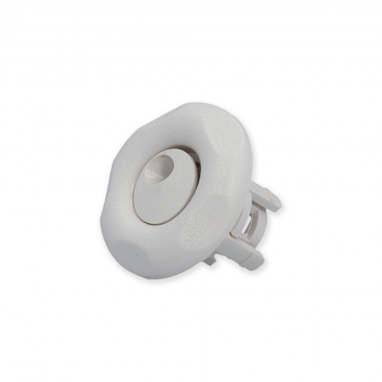 Jet Internal, Waterway Adjustable Mini, Whirly, 2-1/2" Face, 5-Scallop, Smooth, White : 212-1250