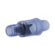 Check Valve, Hot Springs, Diaphram, 3/4"RB x 3/4"RB, Clear : 35233