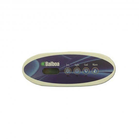 Spaside Control, Balboa MVP/VL240, 4-Button, White Bezel, Jets-Light-Cool-Warm : 55080