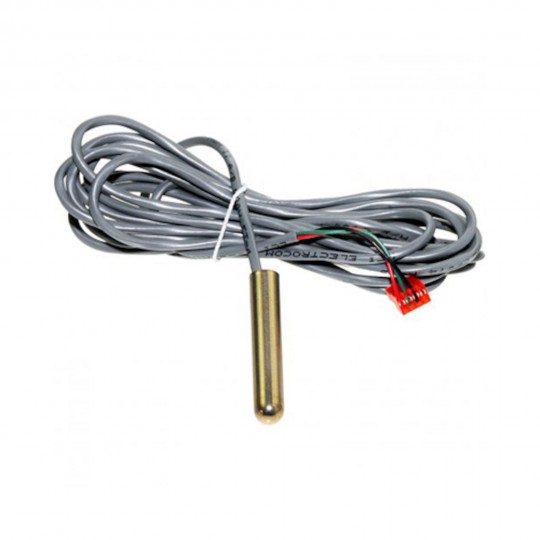 Sensor, Temperature, HydroQuip, 50'Cable x 3/8"Bulb, 4 Pin Plug : 34-0203E