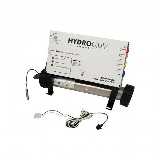 Equipment System, HydroQuip ES4220, 5.5kW, Pump1- 1.0HP, Less Blower, Pump2 ready w/Cords & Spaside : ES4220-B
