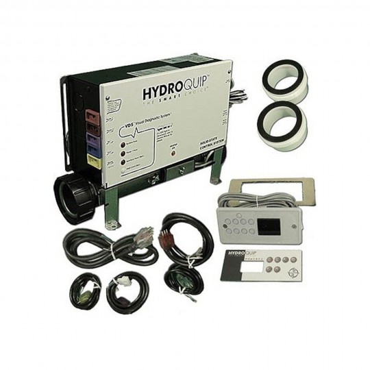 Equipment System, HydroQuip ES6220, 5.5kW, Pump1- 3.0HP, Less Blower, Pump2 Ready w/Cords & Spaside : ES6220-H