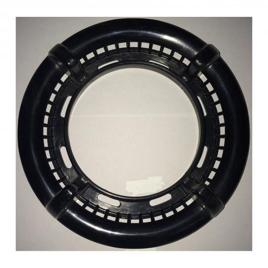 Filter Part, Dyna-Flo Low Profile, 4 Scallop Trim Ring, Blac : 519-8051