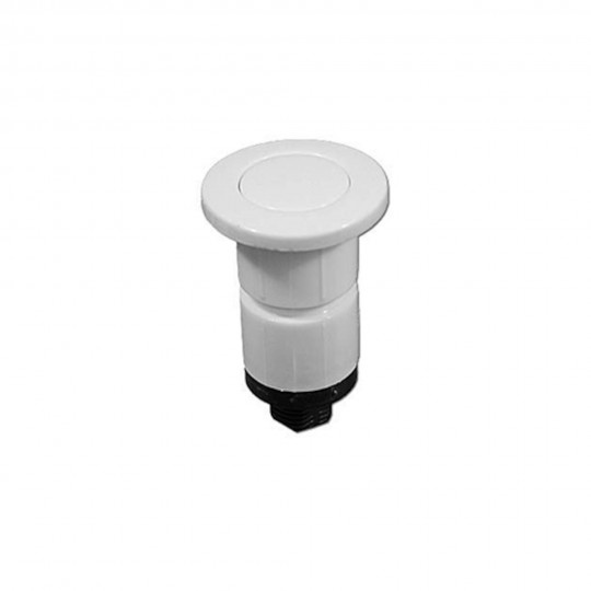 Air Button, Presair Gunite, White, 1" PVC : B330W