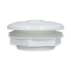 Wall Fitting Assembly, Jet, HydroAir Standard, 3-3/8" Face, White w/ Eyeball, Retaining Ring, Wall Fitting & Gasket : 10-3100
