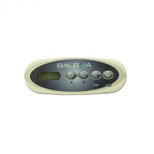 Spaside Control, HydroQuip Balboa Eco-200, 4-Button, LCD, Blower-Jets-Temp-Light : 34-0225B