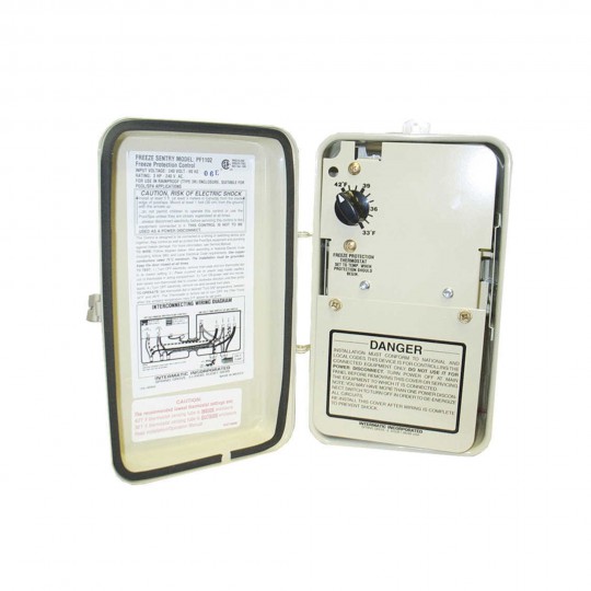 Outdoor Control System, Intermatic PF1102, Freeze Control, No Neutral, 20Amp T-Stat : 924455-001