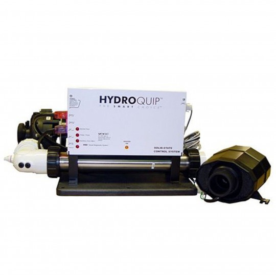 Equipment System, HydroQuip ES4230, 5.5kW, Pump1- 1.0HP, Blower- 1.0HP, Pump2 Ready w/Cords & Spaside : ES4230-A