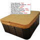 Hot Tub Covers for PDC Spas - Malibu - Rectangle - A: 84, B: 60.5