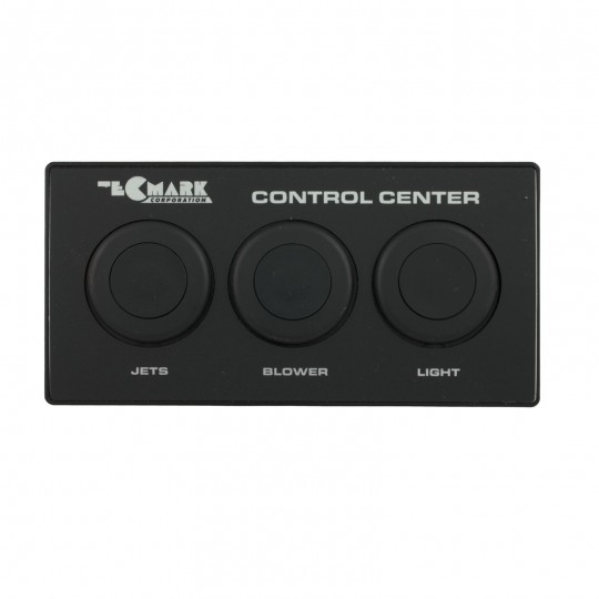 Air Button Panel, Tecmark, 1-5/16"hs, 3 Btn, 6-1/2" x 3-1/4" : ATP300-0606