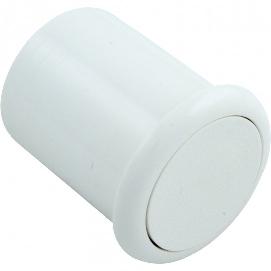 Air Button, Presair, Flush, 1-1/2" hole size, White : B318WA