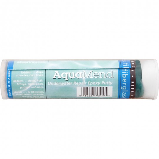 Underwater Epoxy Putty, AquaMend, 2oz Stick : 600470570