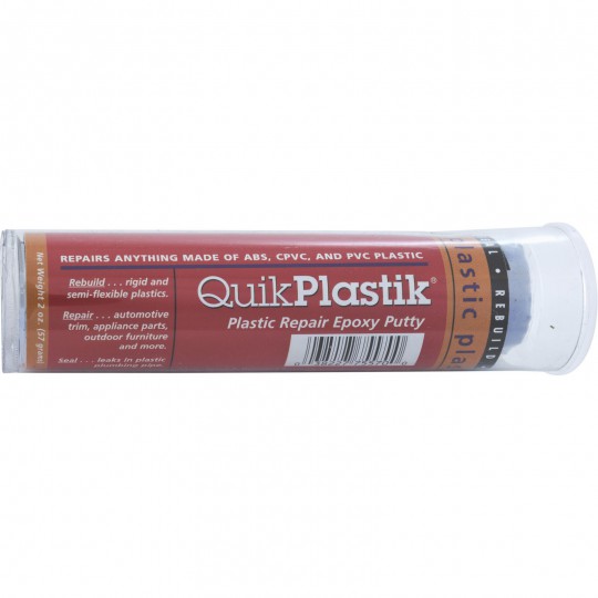 Plastic Epoxy Putty, QuikPlastic, 2oz Stick : 475570-24