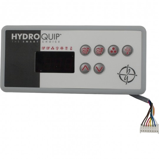 Topside, Hydro-Quip Eco 3, 6 Button, P1, P2, Lt, Lg Rec, 10ft Cord : 34-0197-K