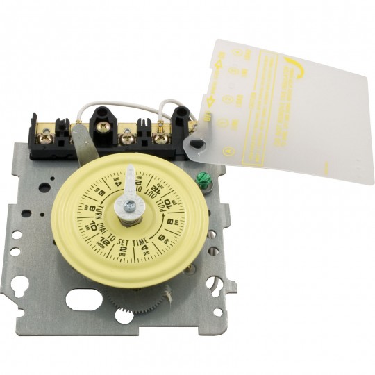 Timer Mechanism, Intermatic, T104, DPST, 230v, 24hr, Yellow Dial : T104M