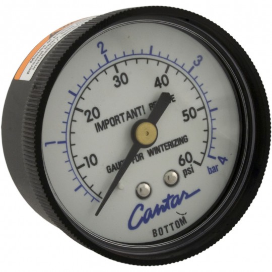 Pressure Gauge, Carvin CFR/SherLok/AV40/LS40/Dirtbag/160L : 91-9341-82-R