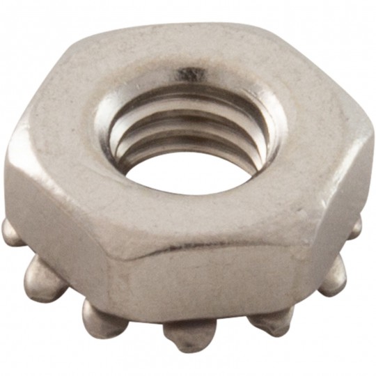 Heater To Board Repair Nut 10-32 Keps Hex S S Plated : 30114