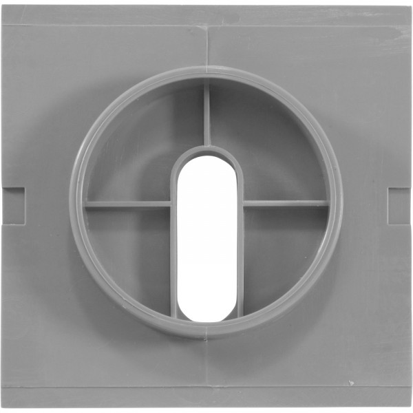 Deck Jet (J-Style) Square Cover Gray : 25597-000-121