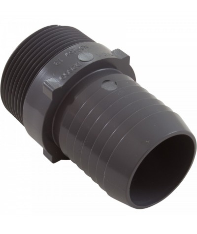 Barb Adapter, 1-1/2" Barb x 1-1/2" Male Pipe Thread : 1436-015