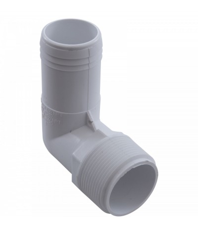 90 Elbow, 1-1/2" Male Pipe Thread x 1-1/2" Barb : 411-6520