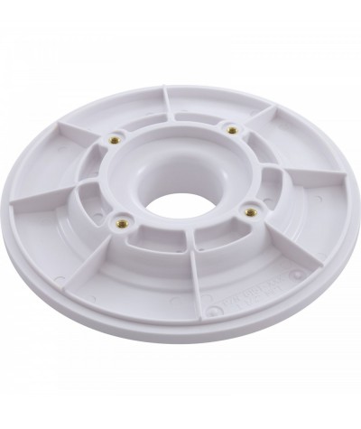 Wall Fitting, 6" dia, 1-7/8"hs, 1-1/2"mpt, White : 615T101