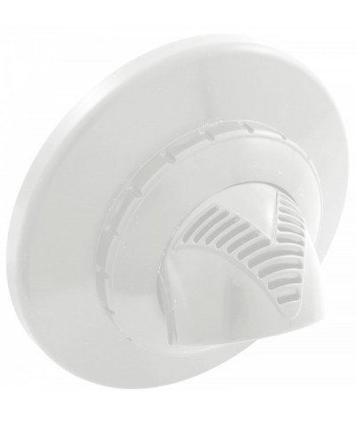 Inlet Fitting, Infusion Vent., 1" Insider Glueless, w/Flg, Wht : VRFSAF1WH