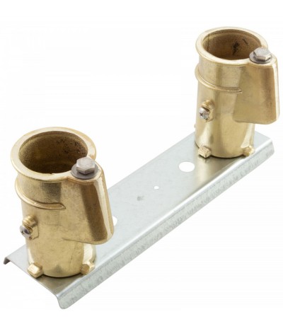 Anchor Socket Channel, Perma Cast, 8" Bronze, w/ PS-4019-BC : PC-4008-BC